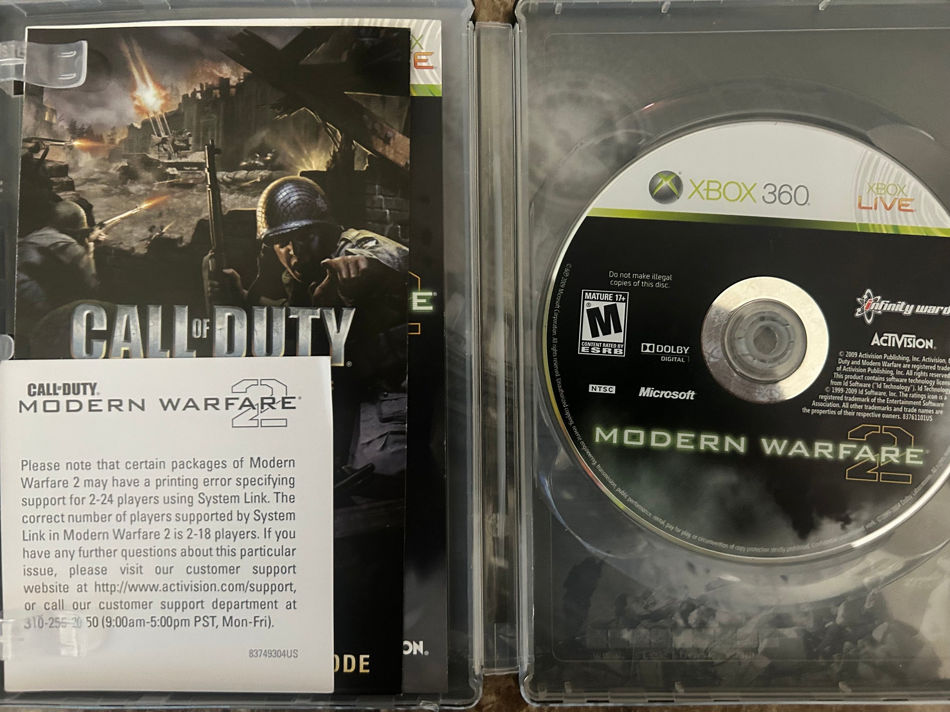 Call of Duty: Modern Warfare 2 Prestige Edition Xbox 360