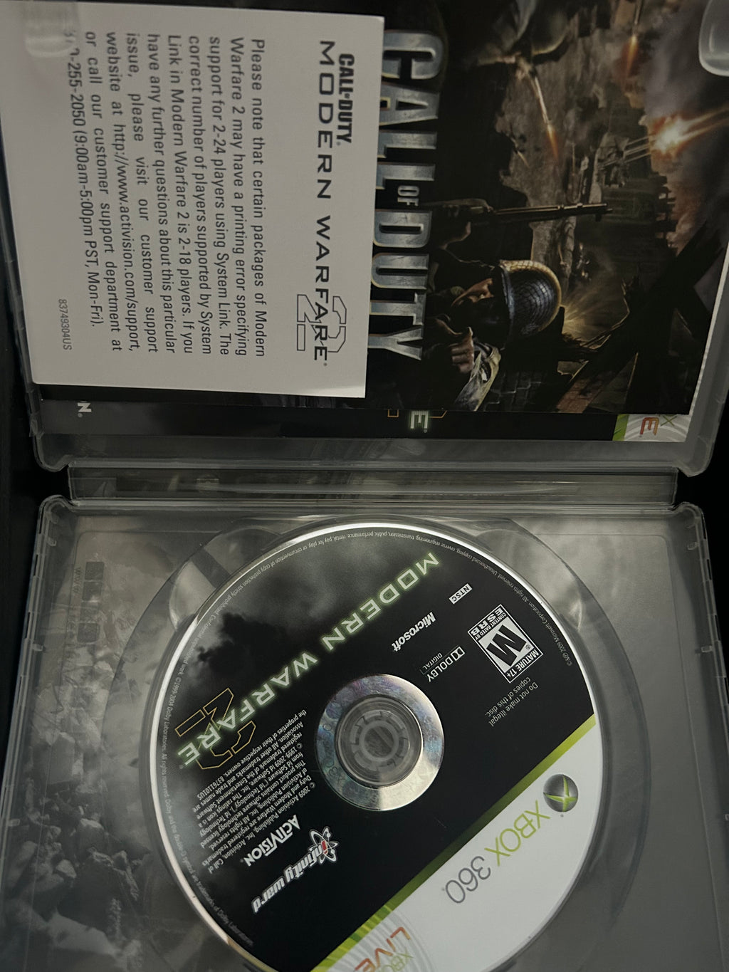 Call of Duty: Modern Warfare 2 Prestige Edition Xbox 360