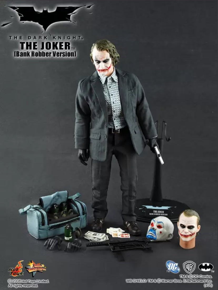 Hot Toys The Dark Knight 1/6 The Joker Bank Robber Version 1.0 Complete MMS079