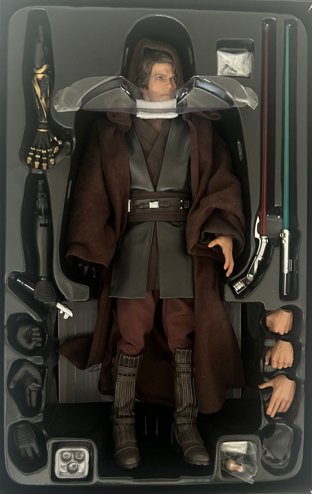 Hayden Christensen Signed Hot Toys Star Wars MMS437 Anakin Skywalker Figure