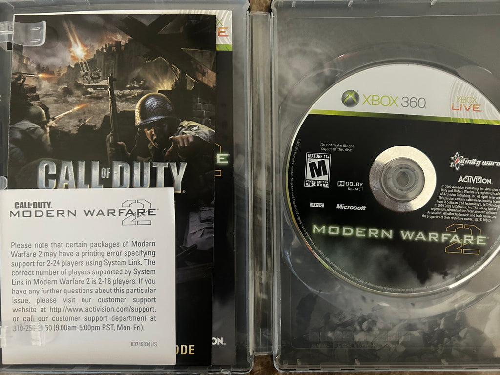 Call of Duty: Modern Warfare 2 Prestige Edition Xbox 360