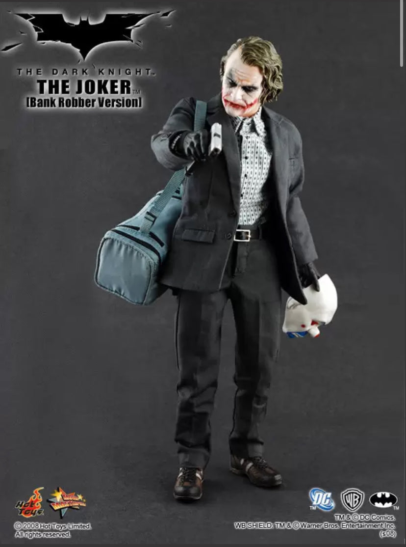 Hot Toys The Dark Knight 1/6 The Joker Bank Robber Version 1.0 Complete MMS079