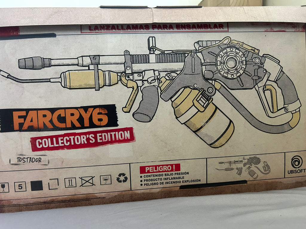 Far Cry 6 Collector's Edition, PlayStation 4, Ultimate Edition with Flamethrower Replica and Digital Content